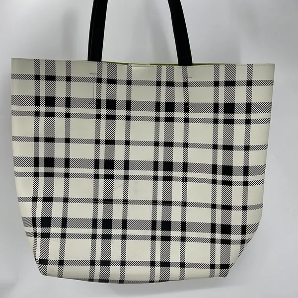 Plaid tote bag  - Image 4