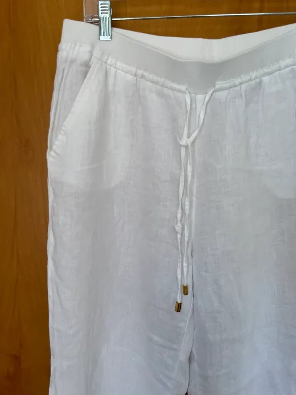 White Linen Pants - Image 3