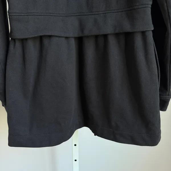 Gap sz M black 100% cotton hooded jacket‎ - Image 2