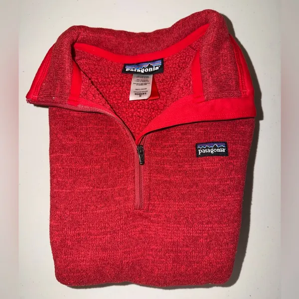 Women’s Patagonia Better Sweater Red Medium - Image 7