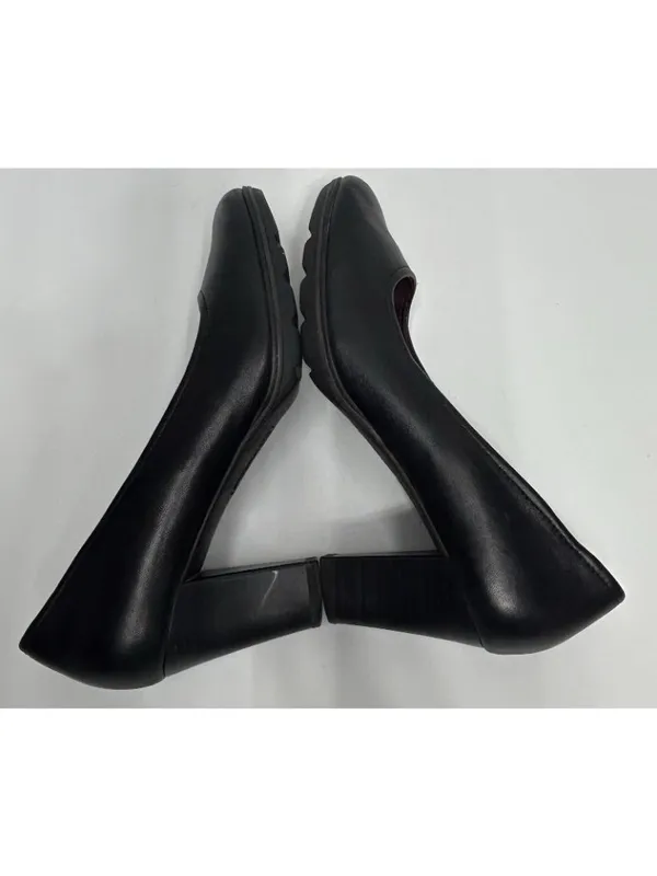 Tamaris Leather Pumps Heels Womens 40/9 Black Memory Foam insole shock absorber - Image 7