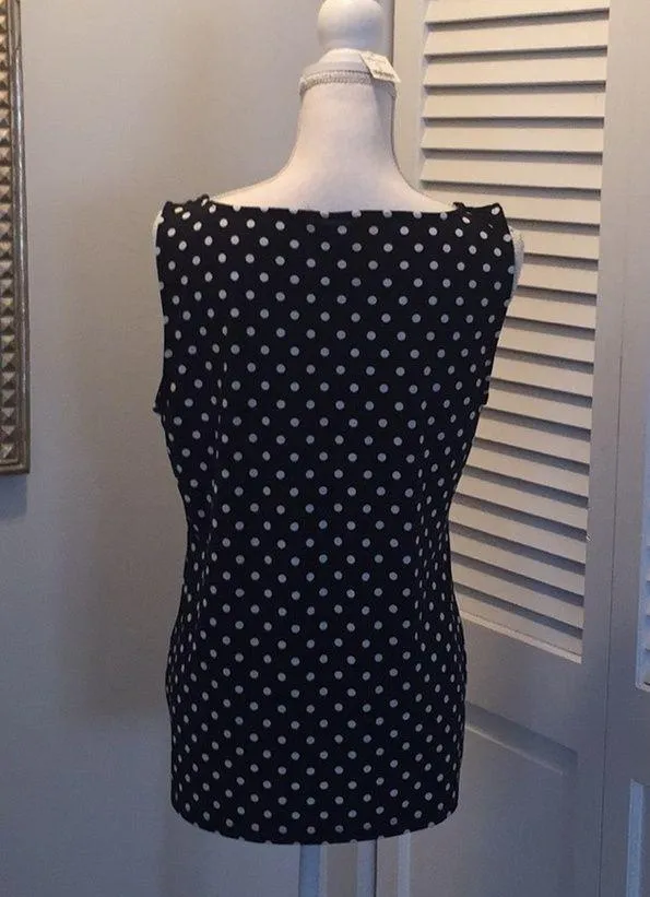 Ann Taylor Stretchy polka dot top - Image 2