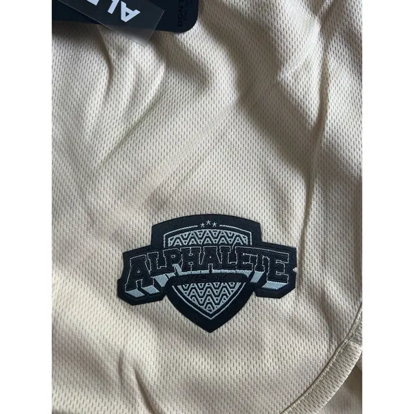 NEW Alphalete Woman’s Varsity Short - Tan ,size XS - Image 7