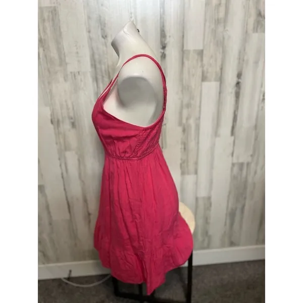 Pink flare dress Pink Size M - Image 4