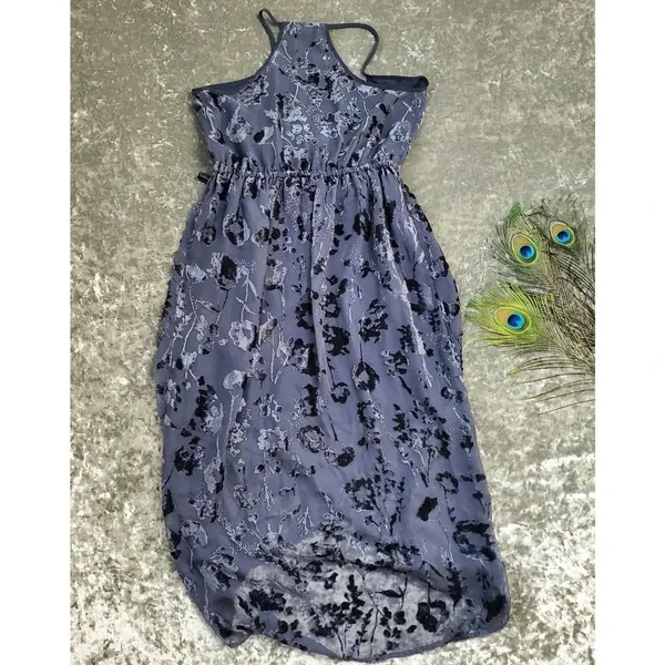 Lucky Brand Floral Velvet Midi‎ Dress - Image 9