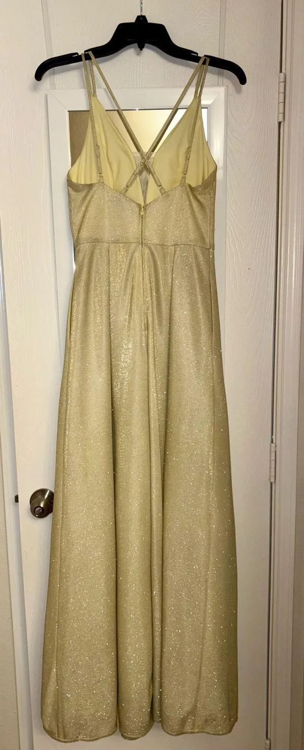 Yellow Gown Size 2 - Image 2