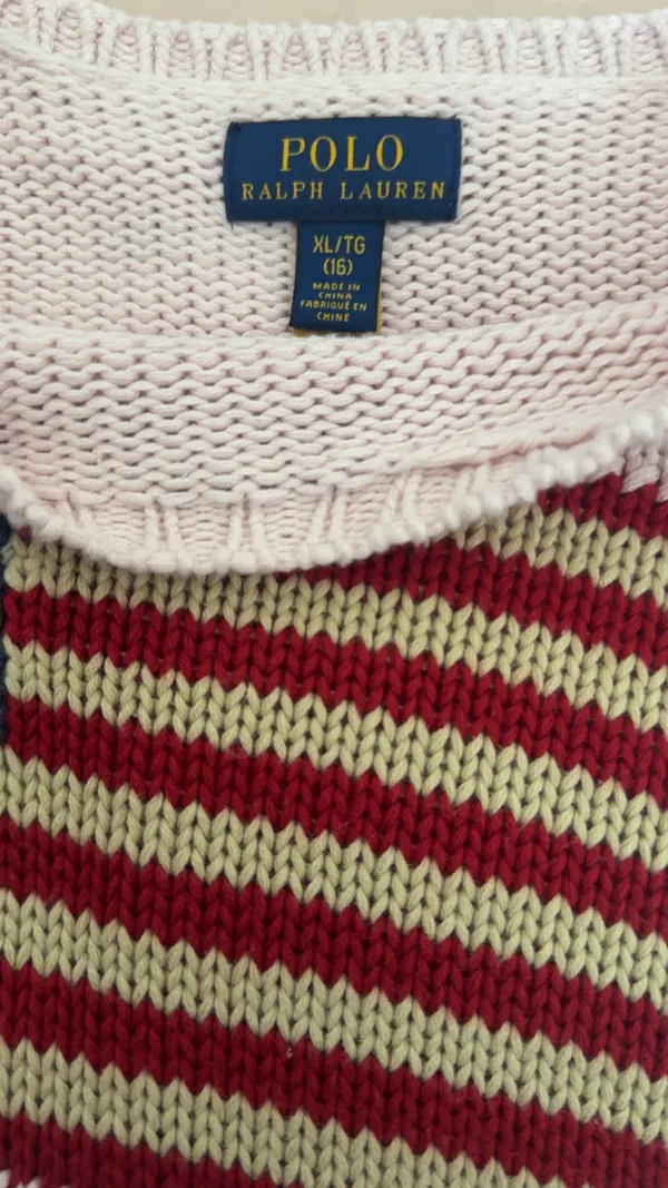 Ralph Lauren Polo Sweater Knit Cable Pink - Image 4