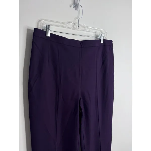 Ann‎ Taylor Natalie Pant Size 12 Aubergine Career Wear Office Business Casual - Image 9
