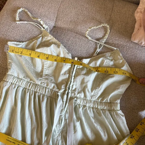 Free people MOVEMENT Down to Earth Onesie Jumpsuit Barely‎ There Green Sz XS NWT - Image 8