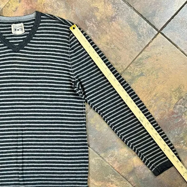 Converse One Star Stripe Long Sleeve Sweater Medium - Image 5