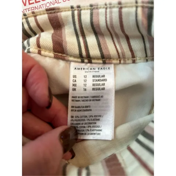 american eagle striped jeggings - Image 2