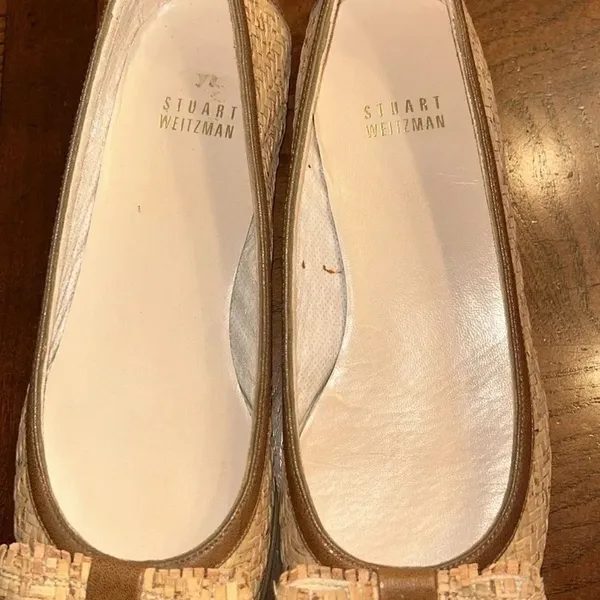 Stuart Weitzman Tan Candy Cork Flat Shoes(6.5M) - Image 10