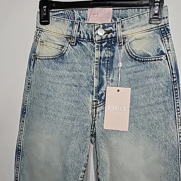 REVICE NWT ex boyfriend / player one stone wash denim jeans sz 24 - Image 2
