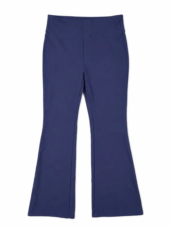 Halara Navy Bootcut Pants Pull On Stretch High Rise Size M - Image 4