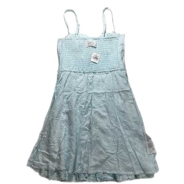Abercrombie & Fitch Lace Bustier Fit Flare Pastel Blue Dress Size S - Image 6