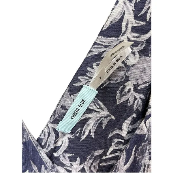 Kimchi Blue Romper Womens Blue Floral Urban Outfitters Size 8‎ - Image 6