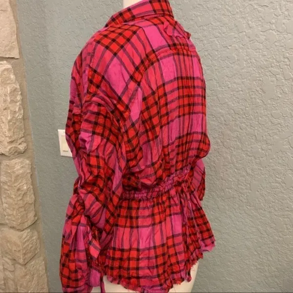 Free People New Plaid Shirt - Image 6