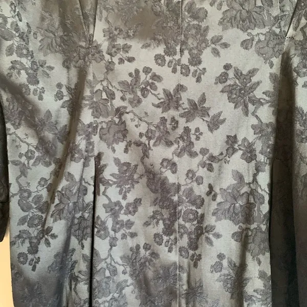 Zara Black Top Formal Floral Fashion Women Size Large Clothing - Image 5