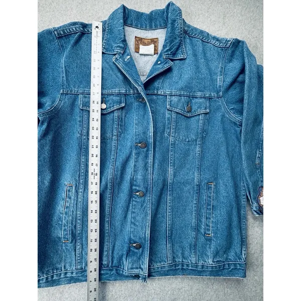 Vintage Delta Blues Jeans wear Denim Jacket Coat - Women's Size 1X‎ NWT 90s - Image 10