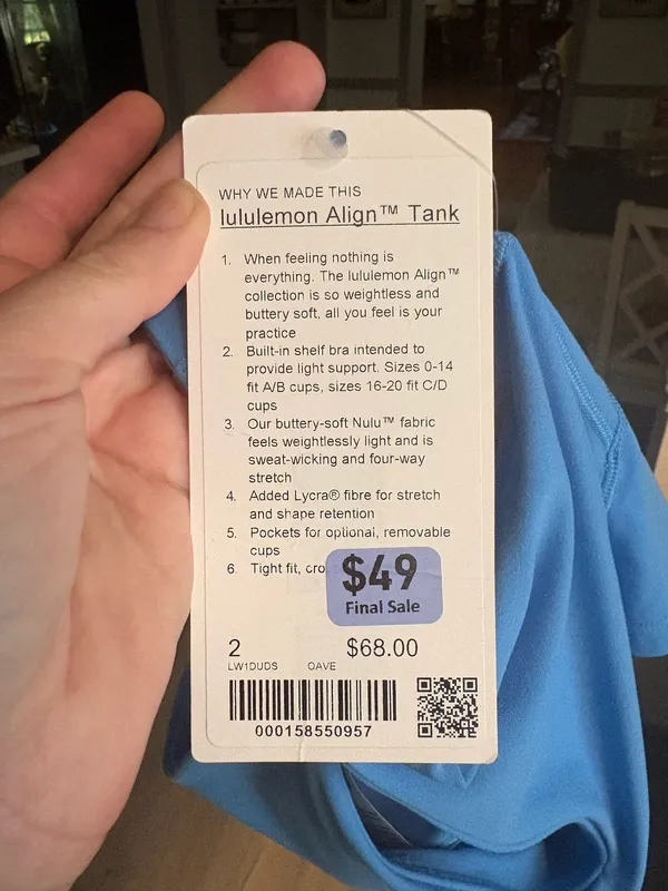 Lululemon Tank - Image 3