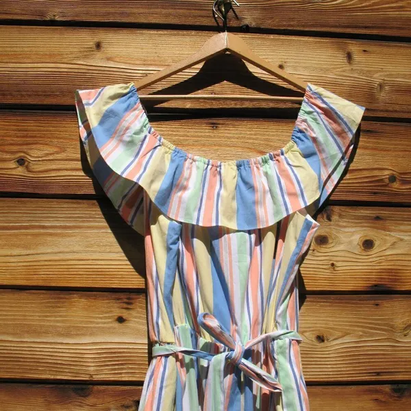 NWOT Draper James RSVP Striped Off the Shoulder Midi Dress - Image 7