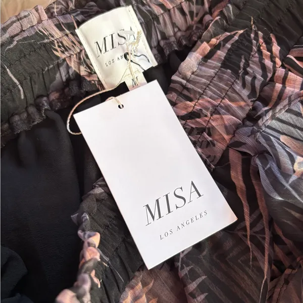 NWT MISA Los Angeles Palma Set San Miguel Palm Ruffle Skirt & Top Medium Revolve - Image 4