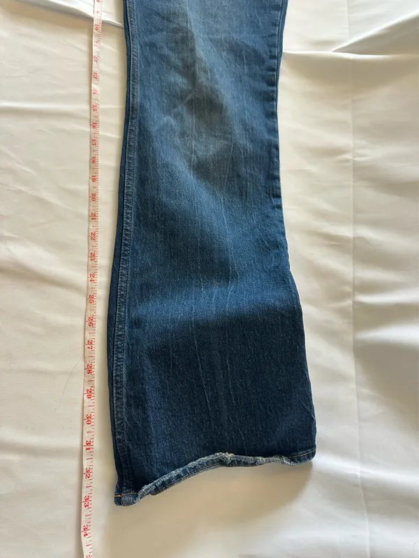 Abercrombie & Fitch The 70's Vintage Flare Ultra High Rise Denim Jeans Size 31 - Image 5