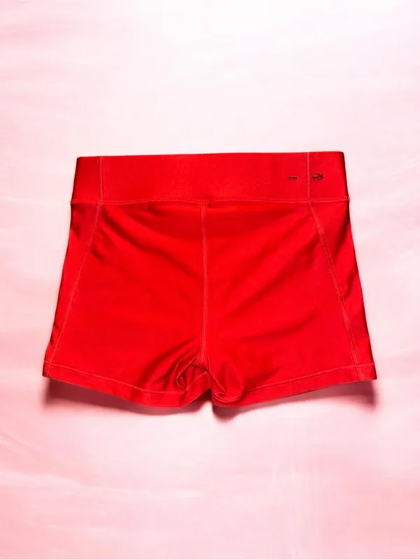 Under Armour Women’s Red Athletic Compression Shorts - Image 2