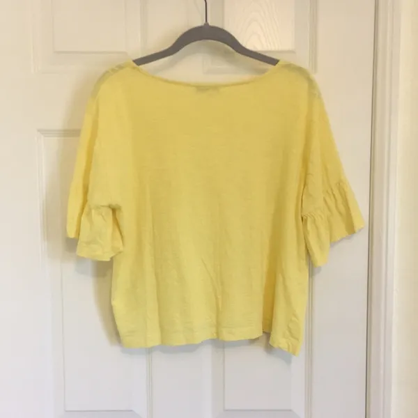 Zara Basic Collection Yellow Top - Image 2