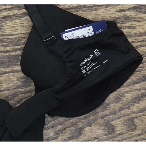 NWT Gap Womens Everyday Essentials T-Shirt Bra GPW00351 GPW00351 Black 32A - Image 7