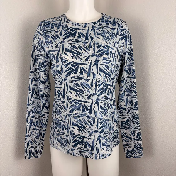 Hang Ten Palm print long sleeve rashguard swim top - Image 2