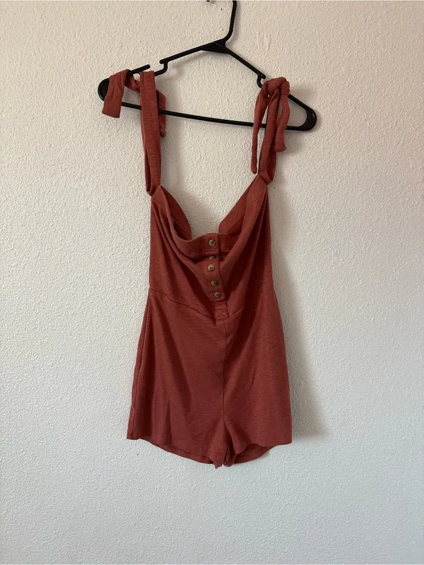 FREE PEOPLE Beach Tambourine Romper sz small - Image 3
