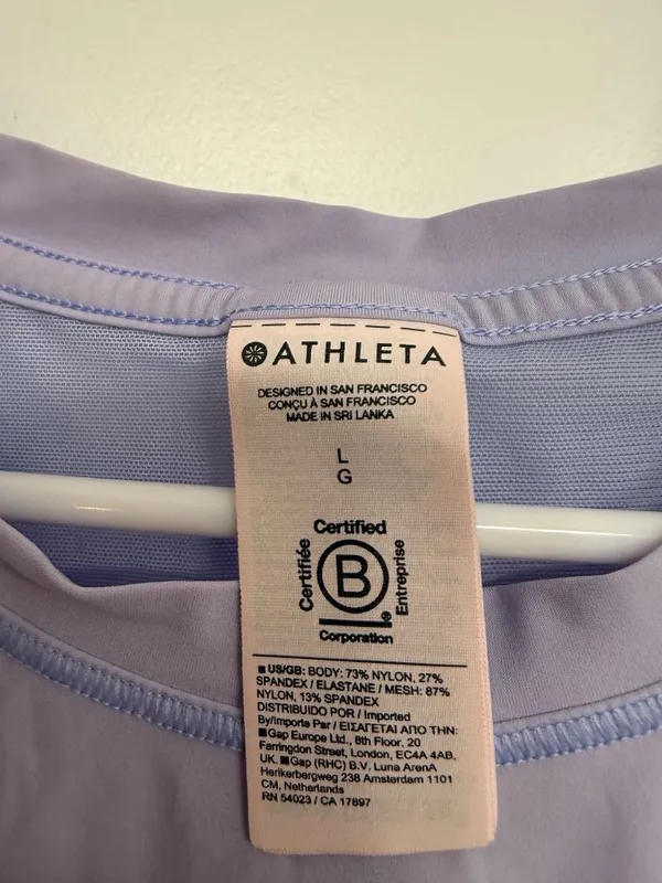 Athleta Ultimate Muscle Tank Lavender Women’s Large - Image 4