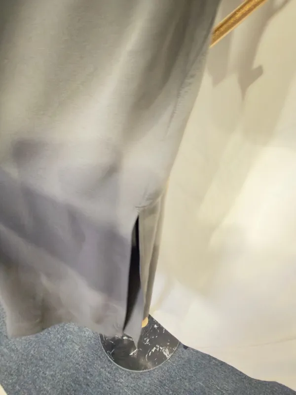 NWT Aritzia Babaton Kahlo Robe - Coal Gray- size Small - Image 6