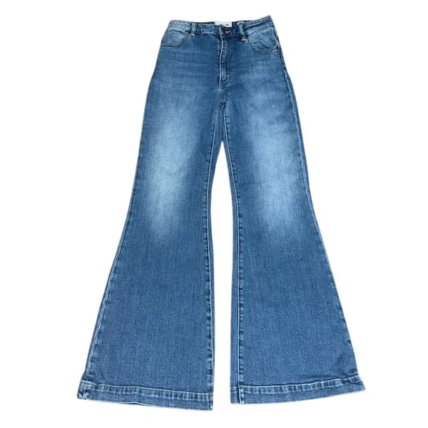 Rolla's Eastcoast Flare Jeans High Rise Wide Leg Blue 25‎ - Image 4