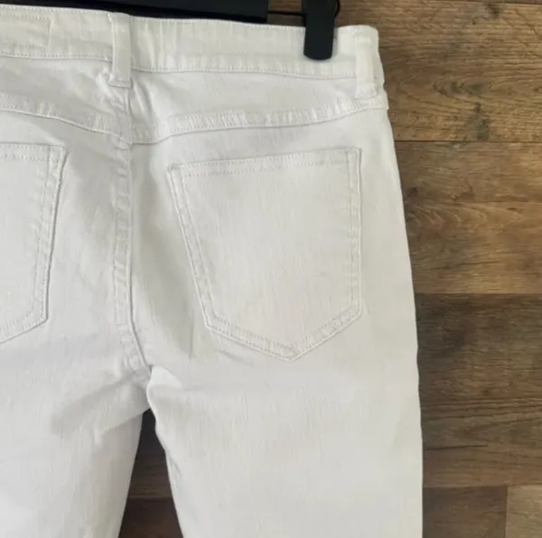 👻 Pistola White Distressed Skinny Jeans - Image 6
