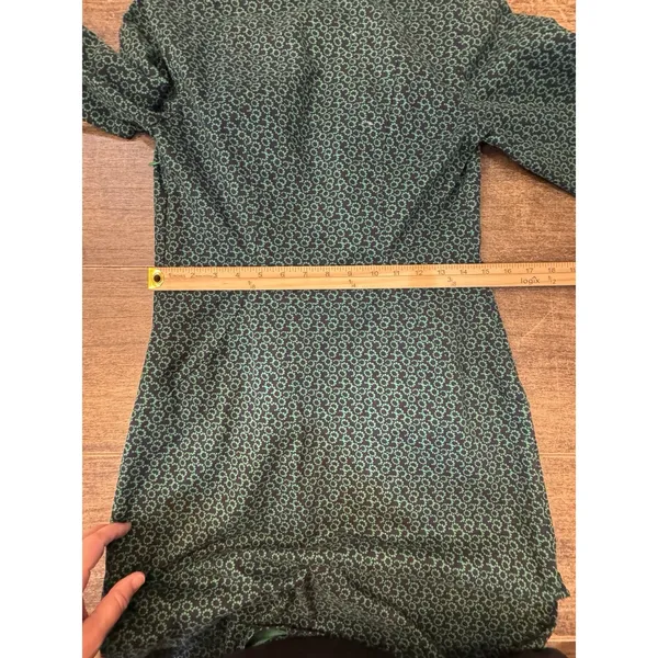 Boden‎ French Navy Sweet Petal Elizabeth Pocket V-Neck Dress Green Size 4 - Image 12
