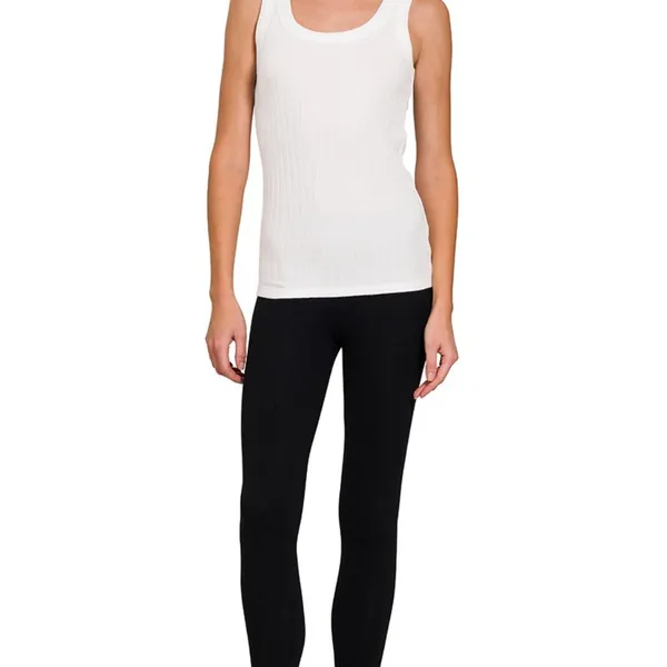 Zenana Melange Rib Tank‎ Top - Image 3
