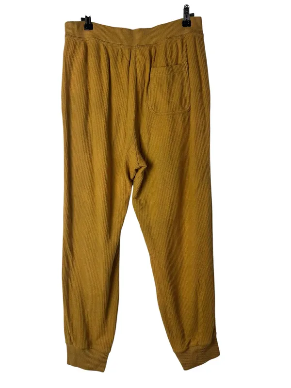 Aerie‎ Mustard Yellow Main Squeeze Thermal Jogger Pants M - Image 3