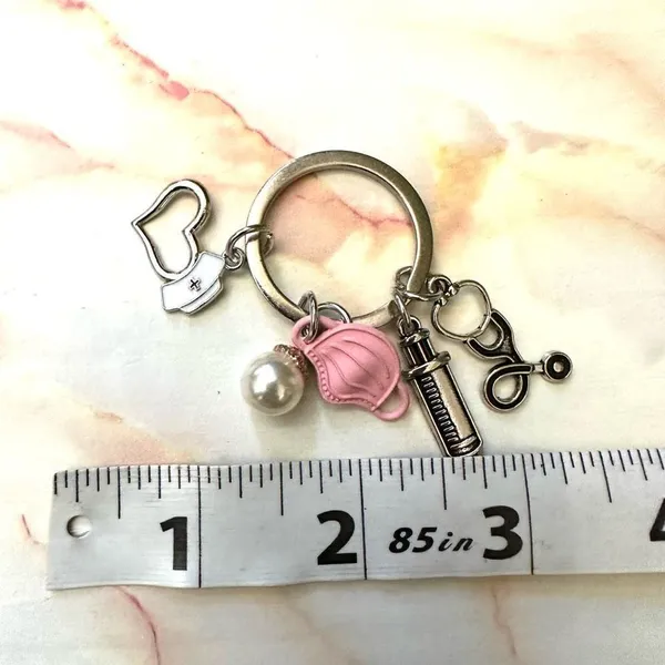 Nurse charm key chain - Image 4