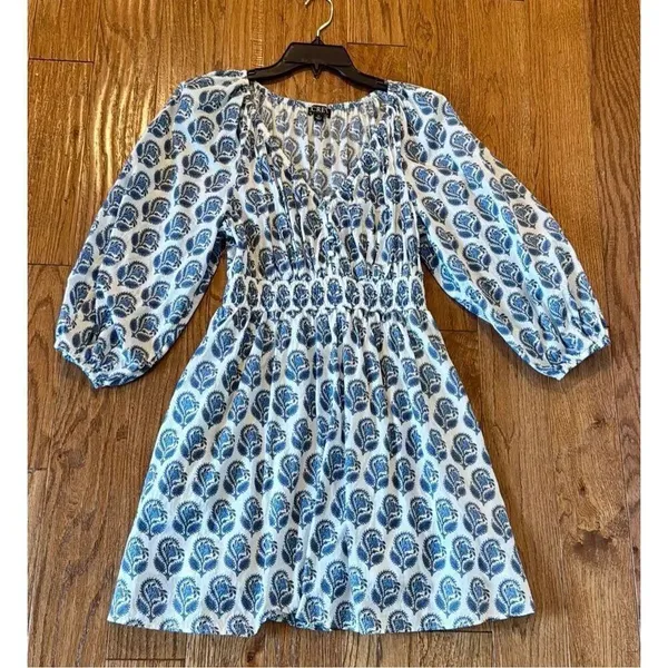 J.Crew bouquet block print mini dress size xs - Image 13