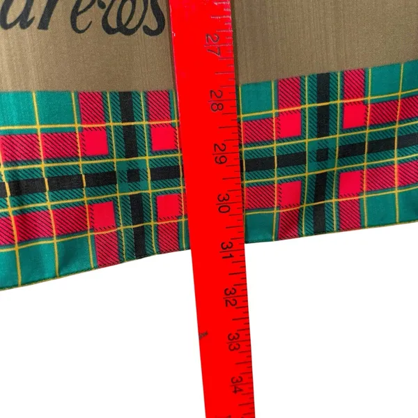 Vintage 80s St. Andrews Golf Scarf by Glentoy Made in‎ Italy NWT Tartan Plaid - Image 7