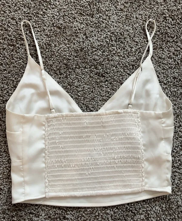 Abercrombie silk crop top - Image 2