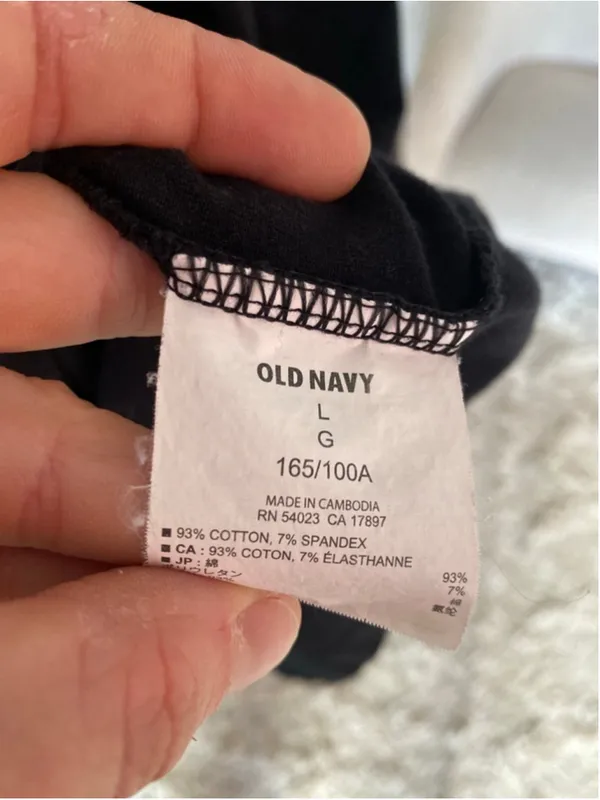 Old Navy Babydoll Mini Dress Black Minimalist Quiet Luxury Coastal Chic Parisian - Image 5