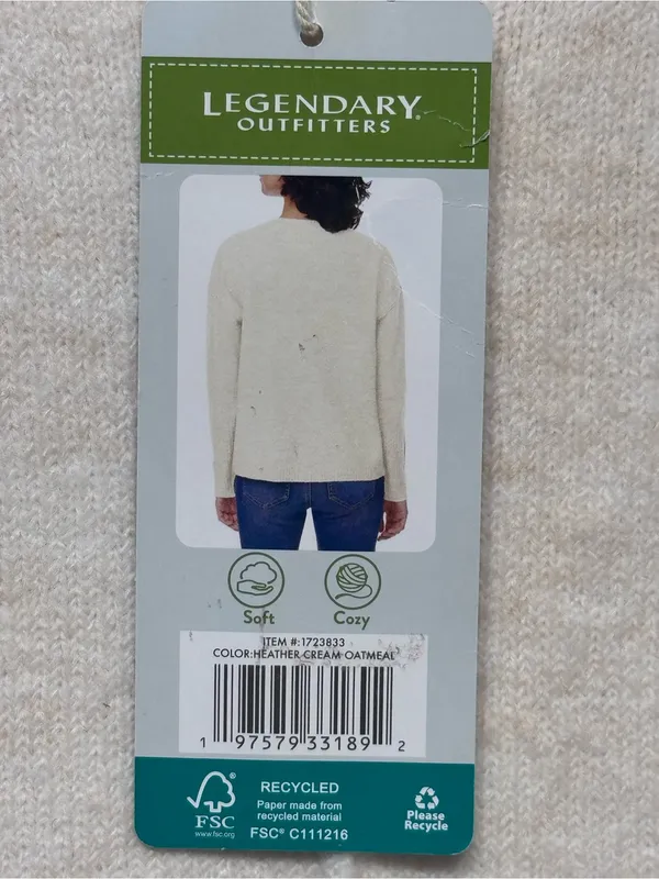 Legendary Outfitters Womens' Cozy Crewneck Sweater nwt - Image 7