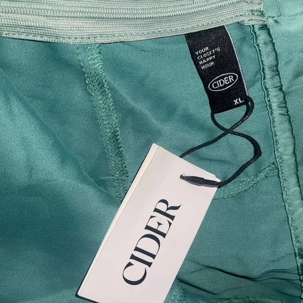 CIDER STRAPLESS SILK SATIN STYLE BLOUSE WITH TIE BACK NWT - Image 5