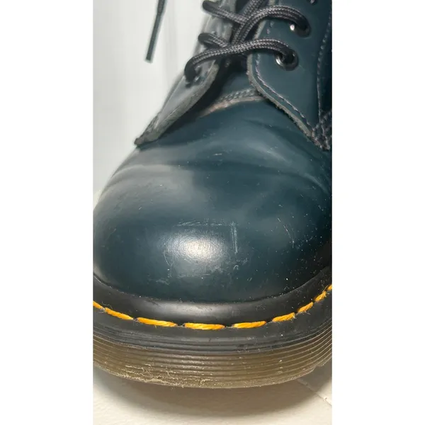 Dr Martens‎ 1460 Black Leather Combat Boots Classic 8 Eye Lace Up AirWair Size 7 - Image 2