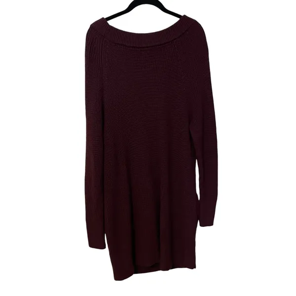 Lululemon Burgundy 100% Merino Wool Pullover Knit Sweater Size 6 Small - Image 4
