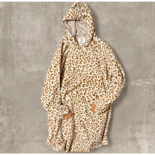 Simply Southern Leopard Print Fleece Hoodie - Image 2