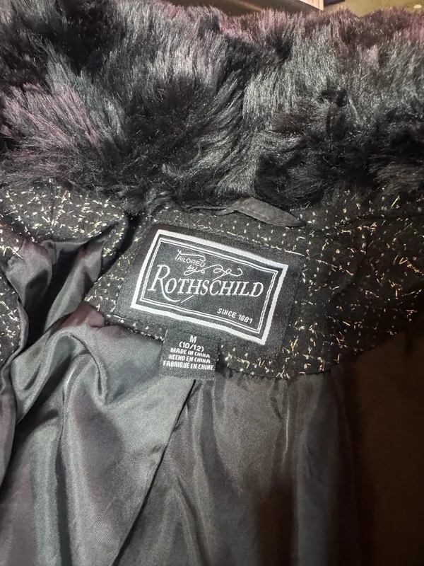 Rothschild Girls Coat Size 10/12 - Image 3